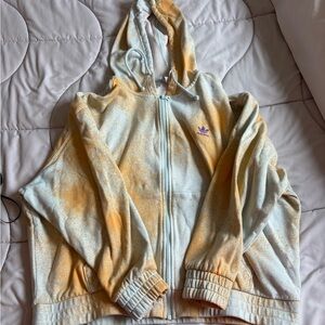 Adidas multi-color women’s hoodie